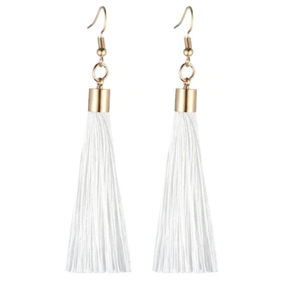 Boho Bohemian Hippie Fringe Tassel Earrings Drop Hanging Dangling Earrings